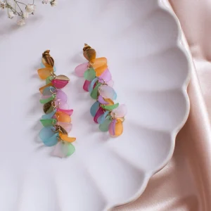 Pendientes Resina Multicolor