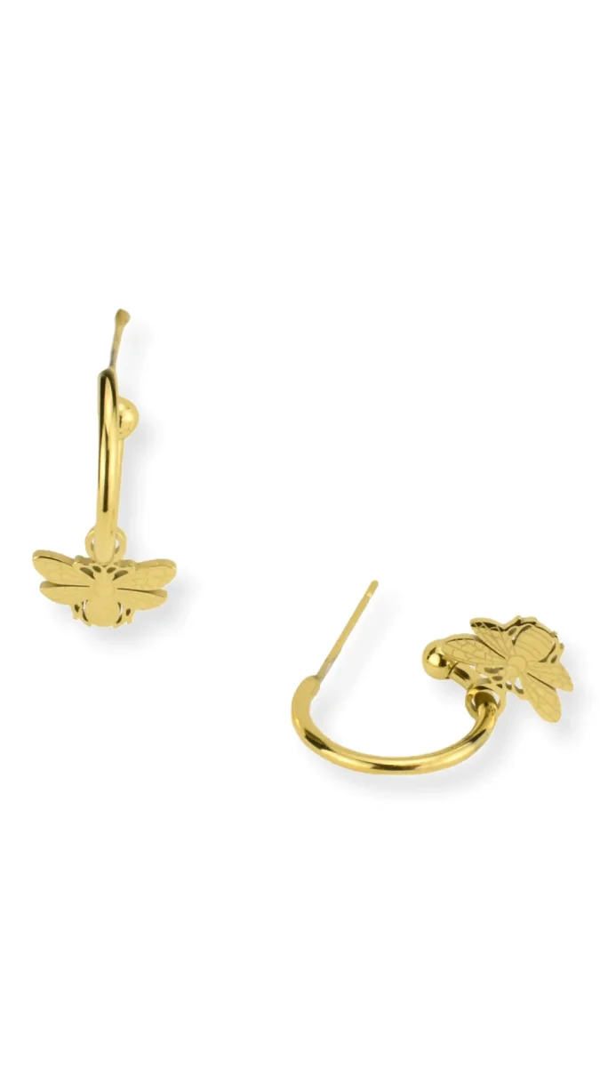 Pendientes Mosca Dorado - Imagen 3