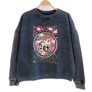 Sudadera Tigre rosa