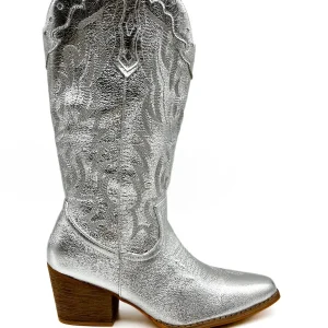Botas Cowboy Metalizado