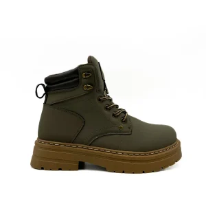 Botas Militares Con Plataforma de Mujer