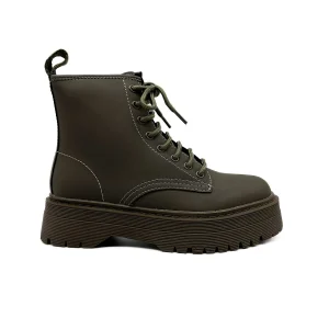 CORINA Botas Militares Con Plataforma Mujer