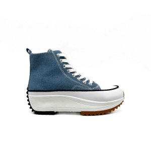 Zapatillas Lona Tipo Bota Mujer