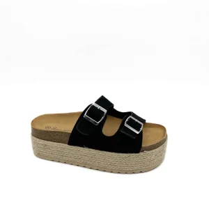 Sandalias Plataforma Yute Mujer
