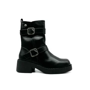 Botines Medio Tacón Biker