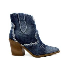 Botín Cowboy Jeans Mujer