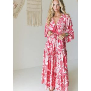 Vestido Largo Soulina Print Teresa Maxi