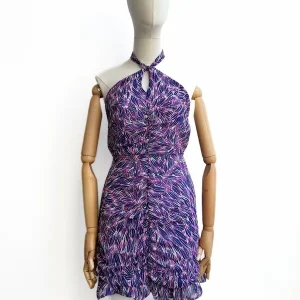 Vestido Con Cuello Halter